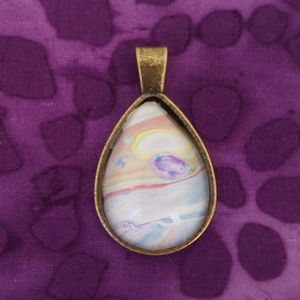 Handmade Teardrop Pendant Necklace
